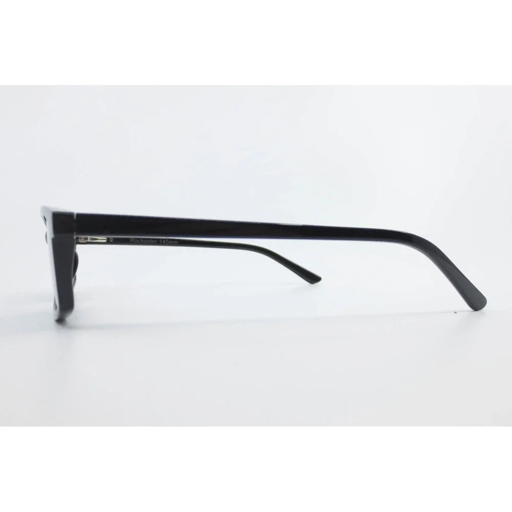 Rochester Sunglasses Black Rectangular Frame 54-20 145mm 36770